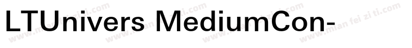 LTUnivers MediumCon字体转换